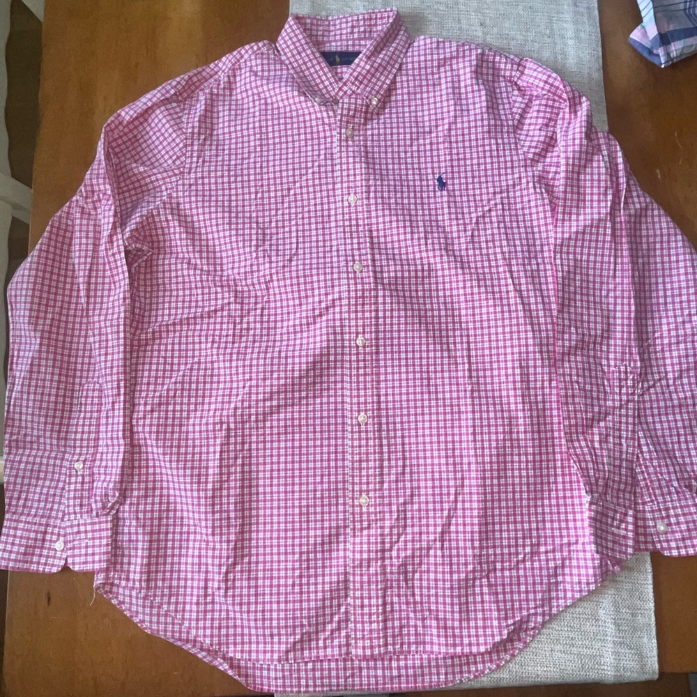 Polo by Ralph Lauren Pink Casual Button Down Shirt